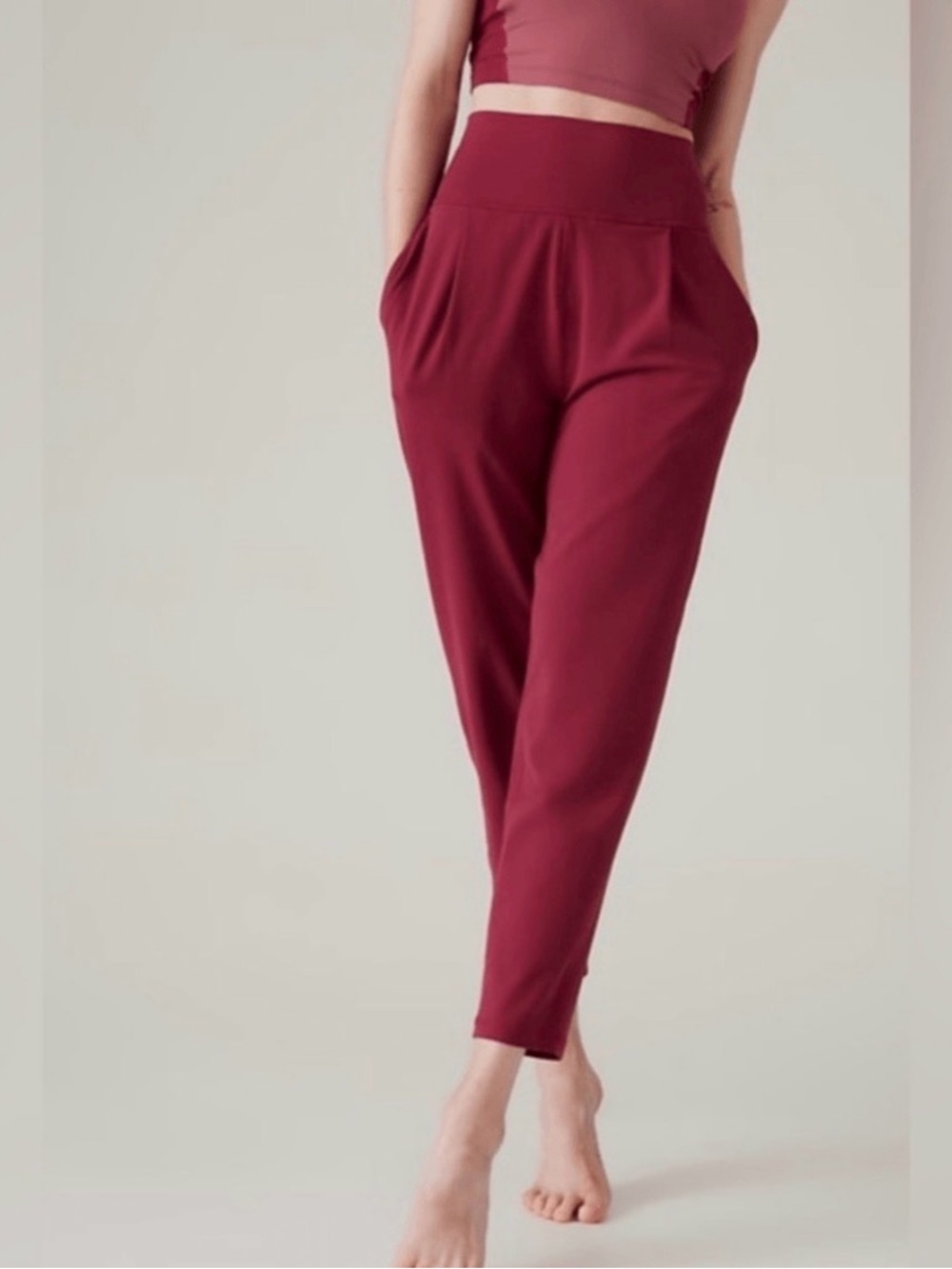 Athleta Elation Pant Coffee Berry L